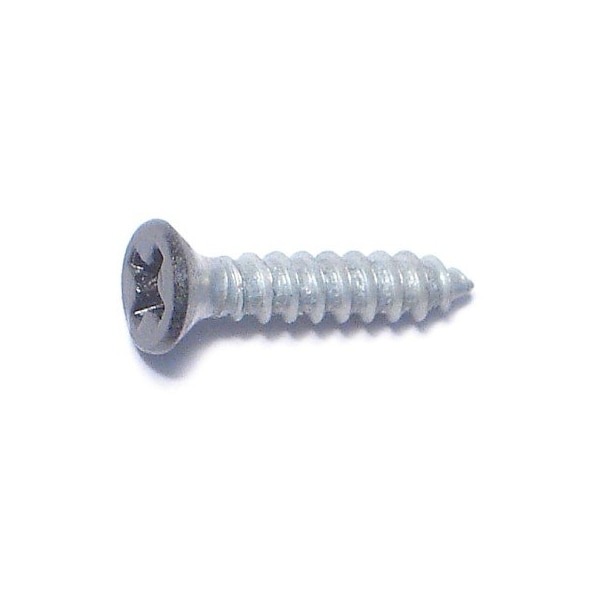 Midwest Fastener Wood Screw, #5, 5/8 in, Black Steel Flat Head Phillips Drive, 50 PK 79342 - main